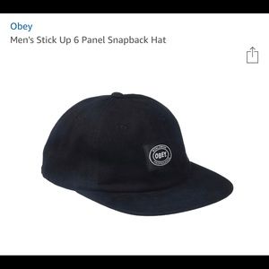 Obey 6 Panel SnapBack Hat NEW